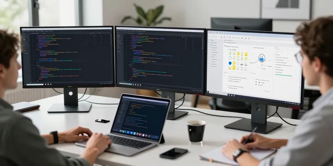 THABET software development workspace with advanced coding tools and innovative technologies.