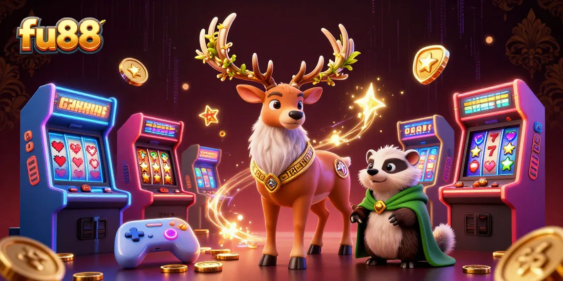 Join the fun at fu88 with vibrant casino games, illuminated characters, and rich dynamic visuals