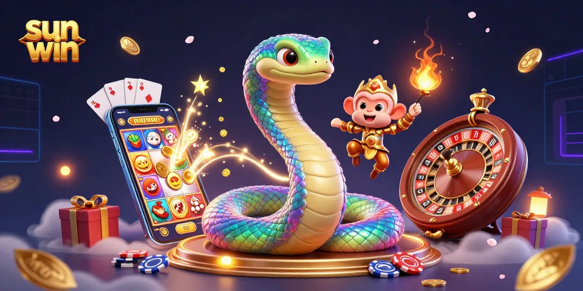 Win with sun win: Experience vibrant 3D casino gaming with captivating characters and dynamic elements.