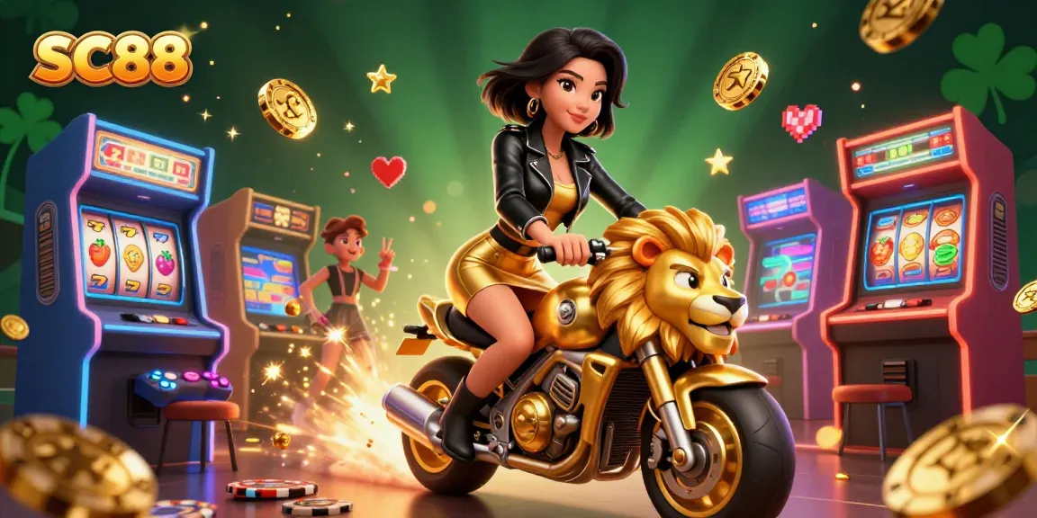 Engage in the thrilling SC88 gaming experience with vibrant characters and casino elements.