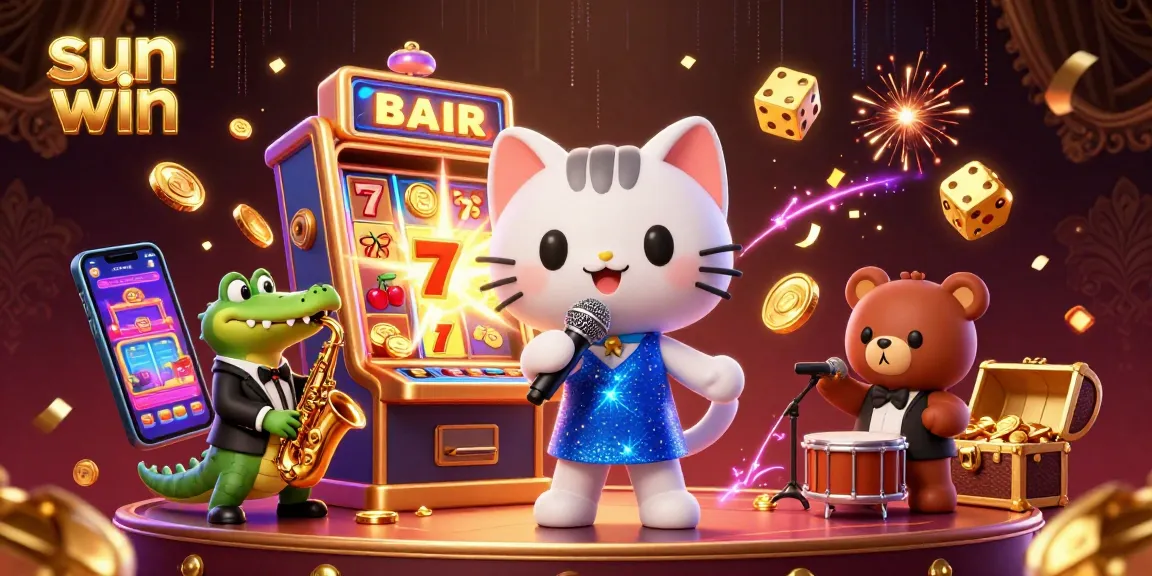 Experience thrilling gameplay at sun win with colorful casino elements and vibrant characters.
